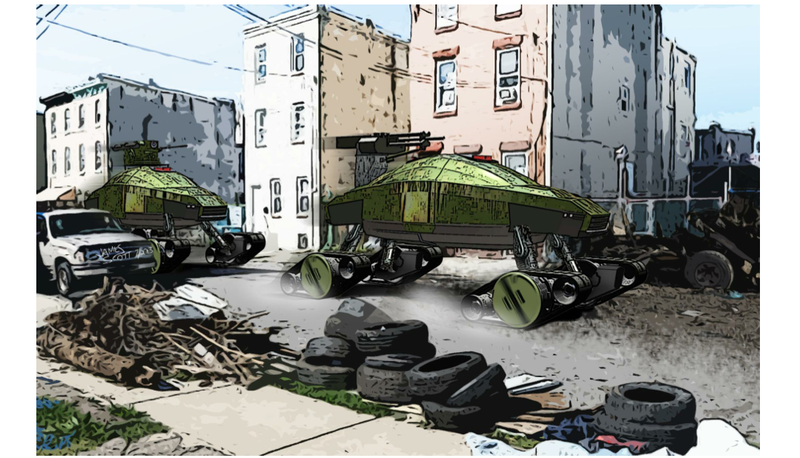 Illustration for article titled The Pentagon Made A Graphic Novel To Unveil Its Proposed Stealth Tank